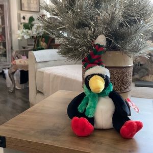 TY Beanie Baby Christmas Penguin
